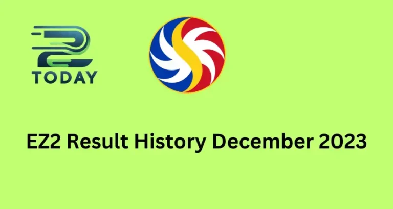 EZ2 Result History December 2023