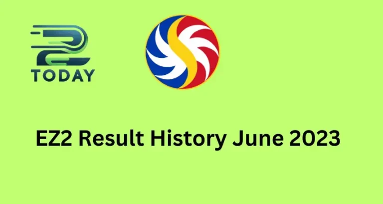 EZ2 Result History June 2023